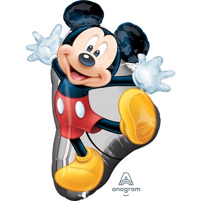 Ballon en aluminium pour tout le corps Mickey Mouse, 31"
