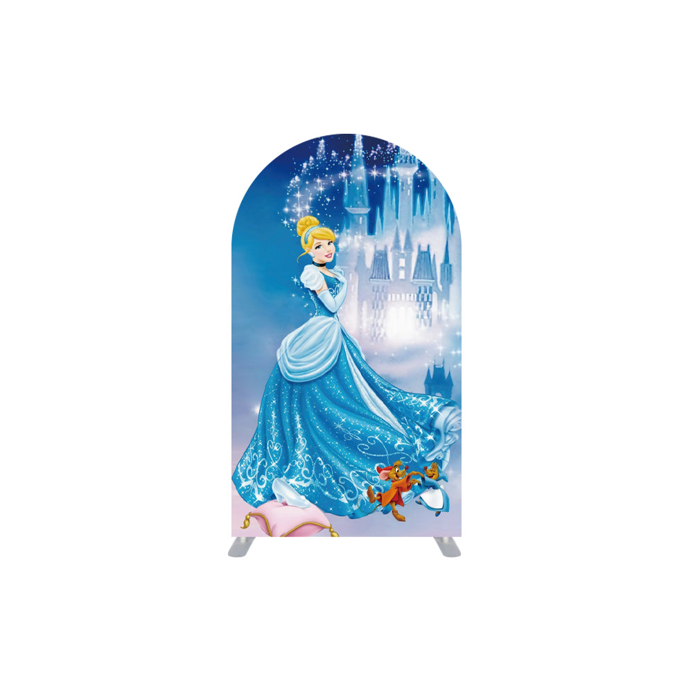 *Rental* Princess Cinderella Large Arch, 4x7-Ft