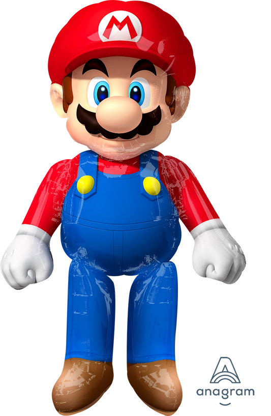 Ballon aluminium Mario Bros., 60"