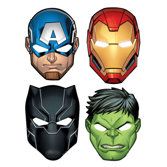 Marvel Powers Unite Paper Masks, 8-pc
