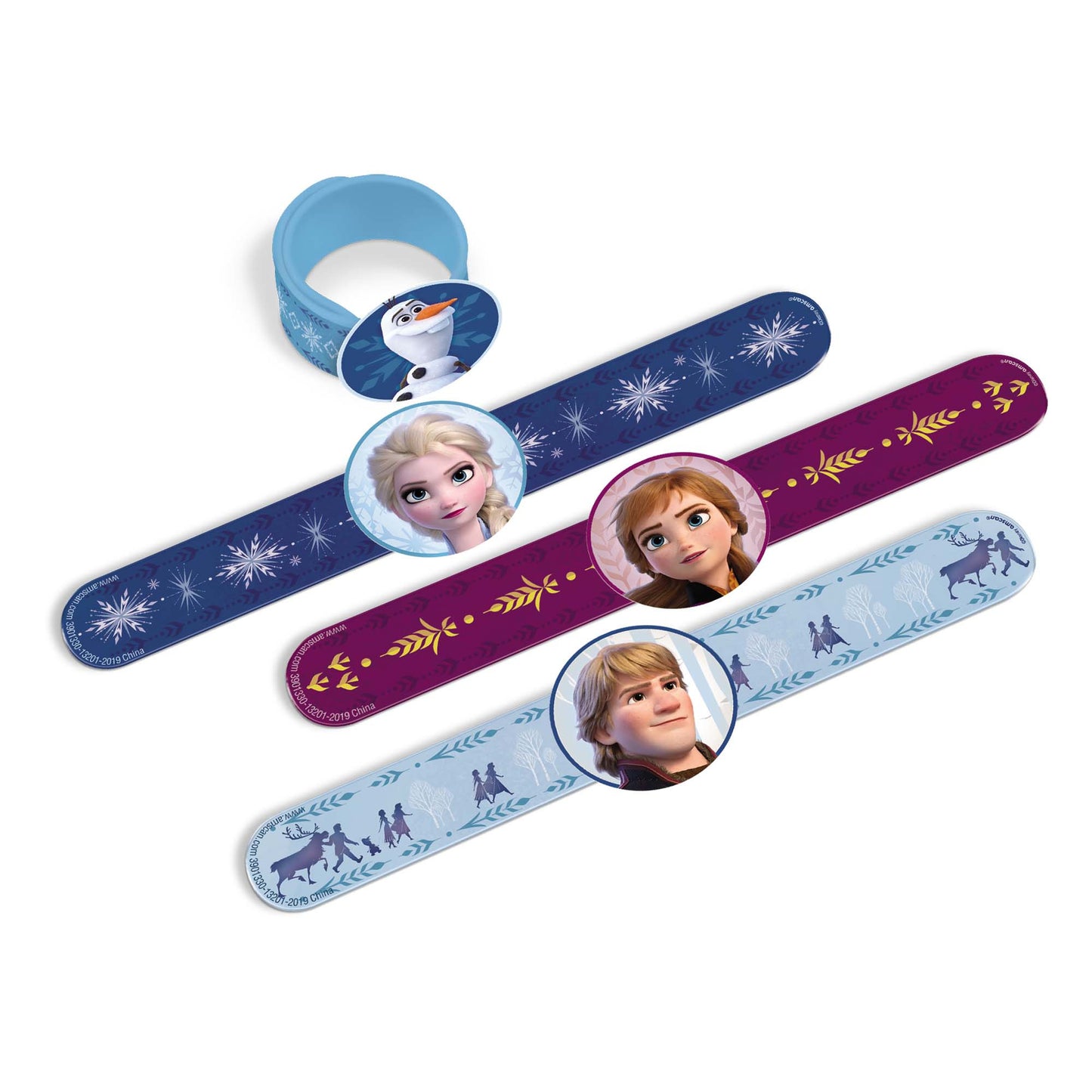 Disney Frozen 2 Favor Slap Bracelets, 4-pc