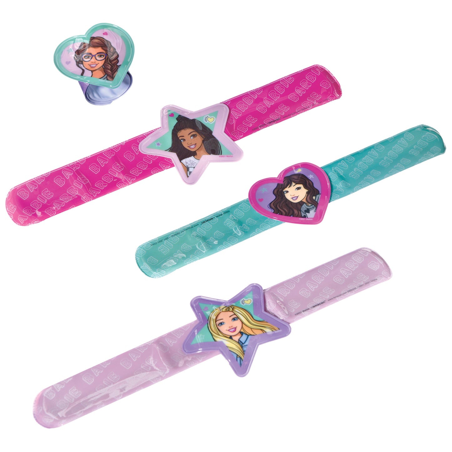 Barbie Dream Together Slap-on Bracelets, 4-pc