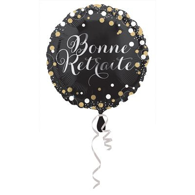 Bonne Retraite Foil Balloon, 18"