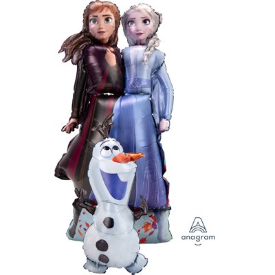 Frozen 2 Elsa Anna Olaf Foil Balloon, 58"
