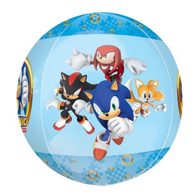 Ballon en aluminium Sonic The Hedgehog 2 Orbz, 15"
