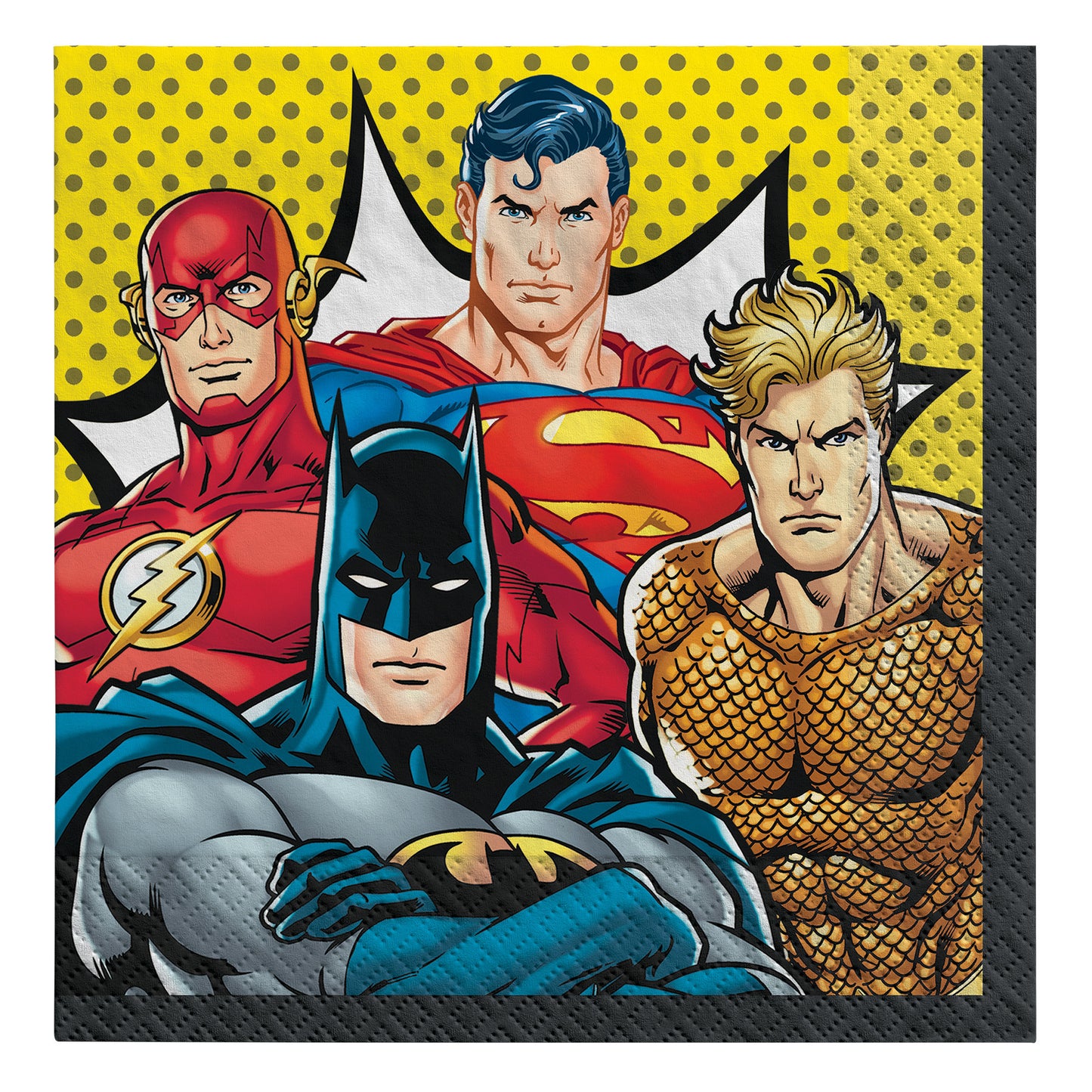 Serviettes de table Justice League, 16 pces