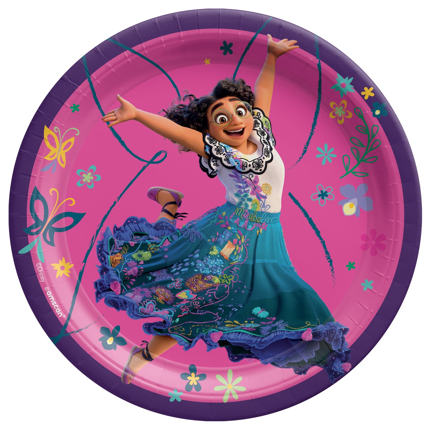 Disney Encanto Round 7" Dessert Plates, 8-pc