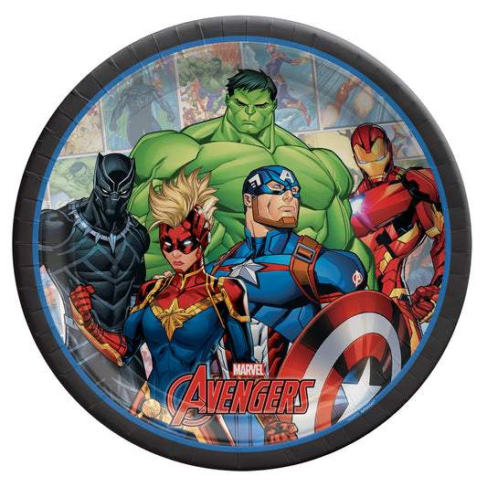 Marvel Powers Unite Round 9" Dinner Plates, 8-pc