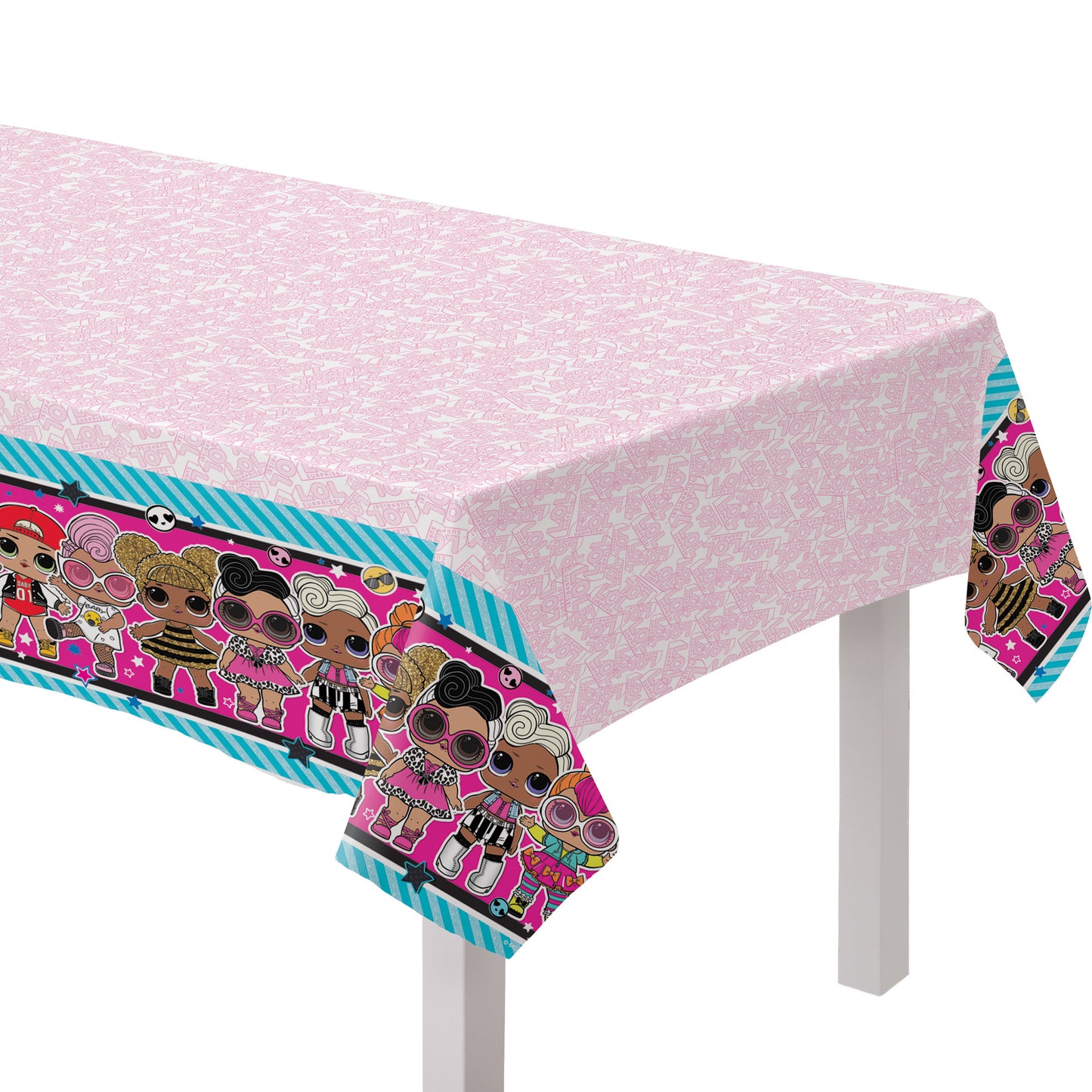 LOL Surprise! Together 4 Eva Rectangular Plastic Table Cover, 54" x 96"