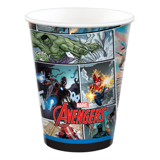 Marvel Powers Unite 9oz Paper Cups, 8-pc