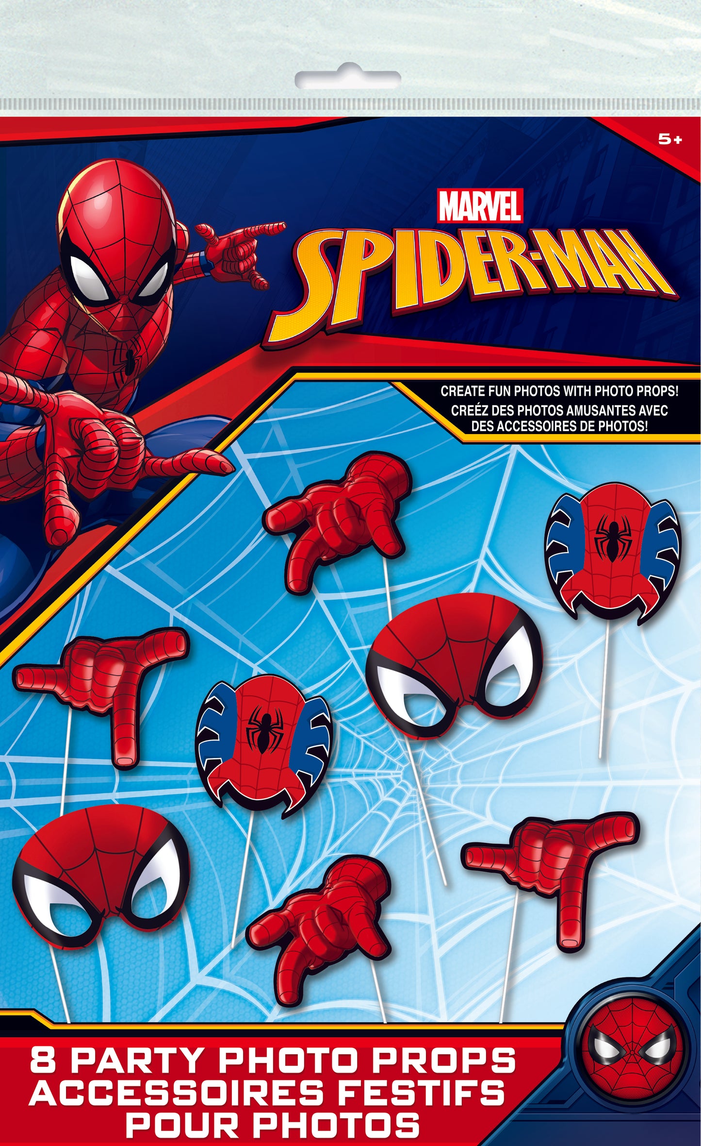 Accessoires pour cabine photo Ultimate Spider-Man, 8 pces