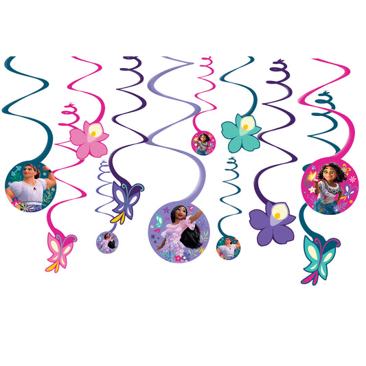 Disney Encanto Hanging Swirl Decorations 5", 3-pc