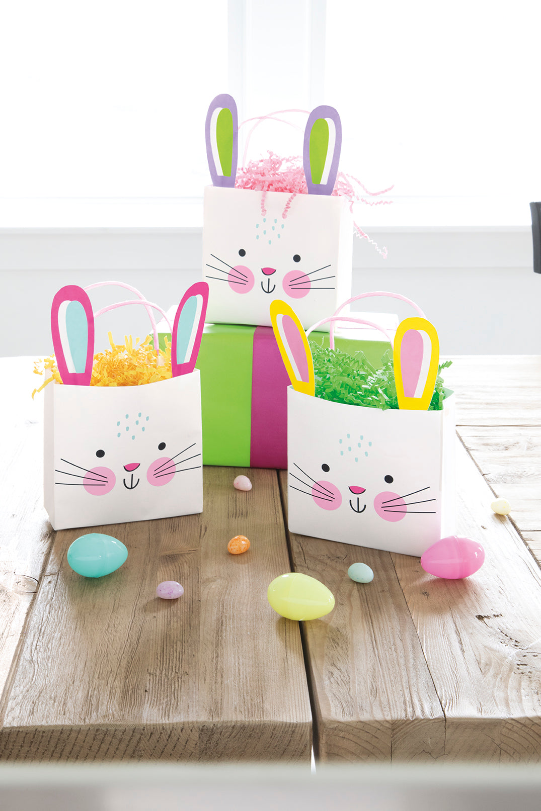 Bunny Ear Easter Treat Bags, 3-pc