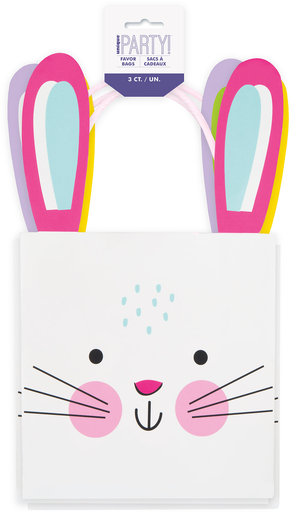 Bunny Ear Easter Treat Bags, 3-pc