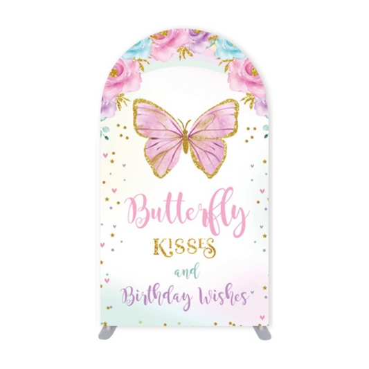 *Rental* Butterfly Kisses Large Arch, 4x7-Ft