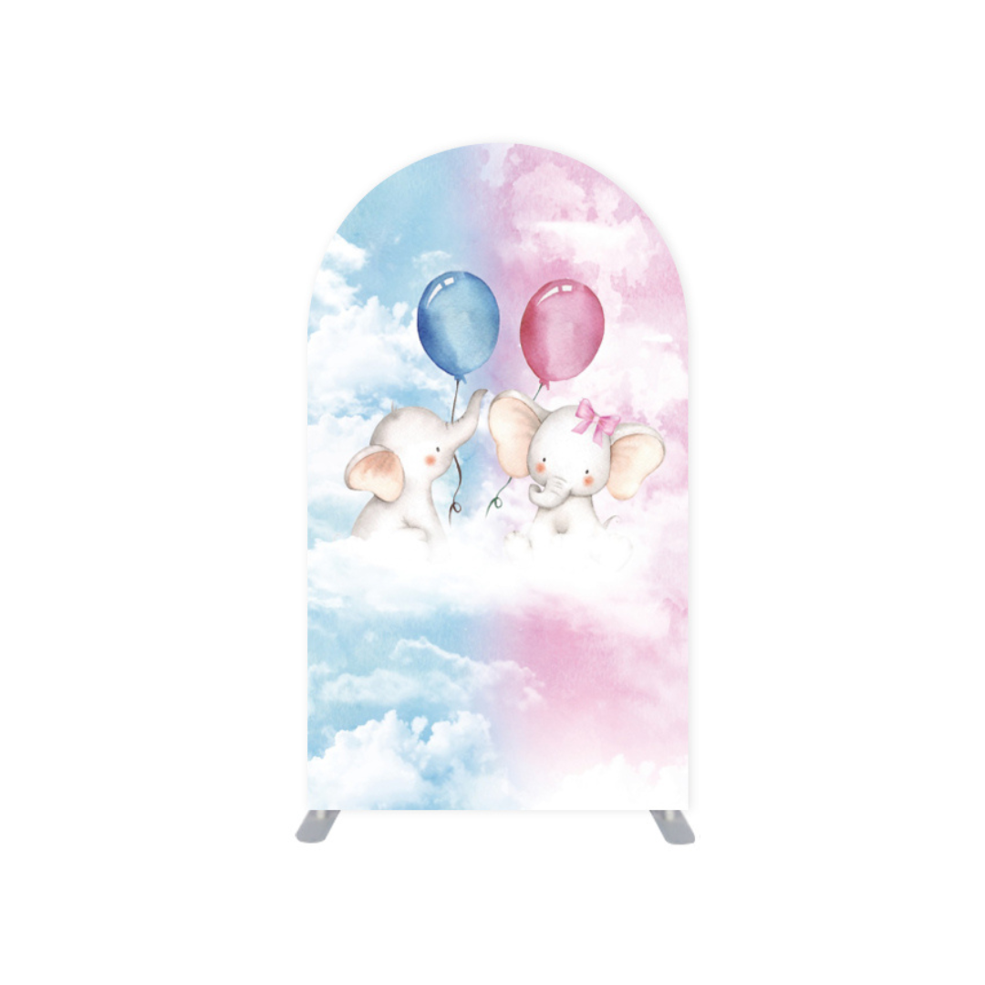 *Rental* Gender Reveal Elephant Large Arch