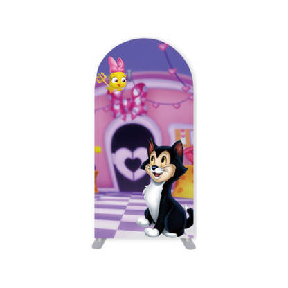 *Rental* Minnie Mouse Cat Small Arch, 3x6-Ft