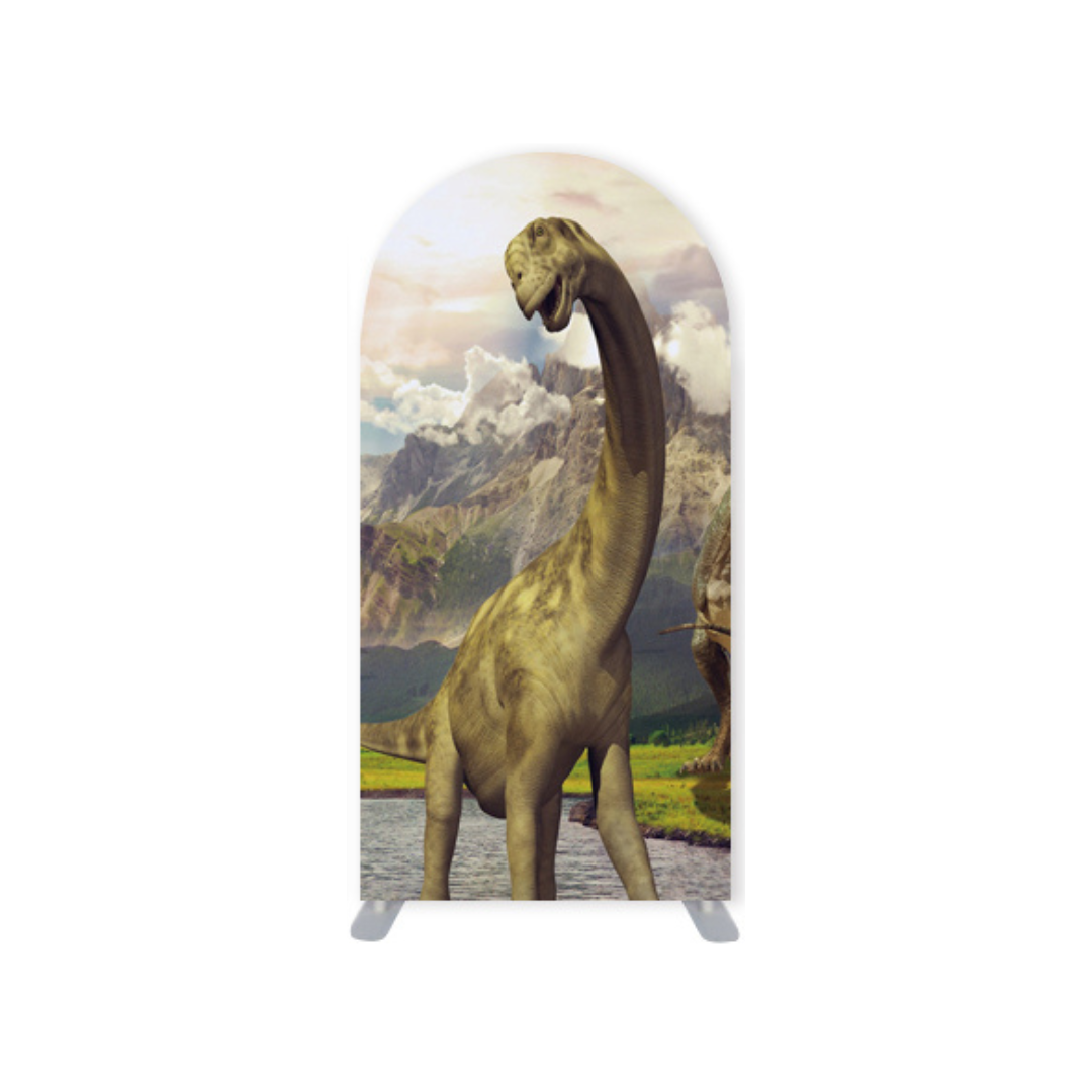 *Rental* Jurassic Park Brontosaurus Small Arch, 3x6-Ft