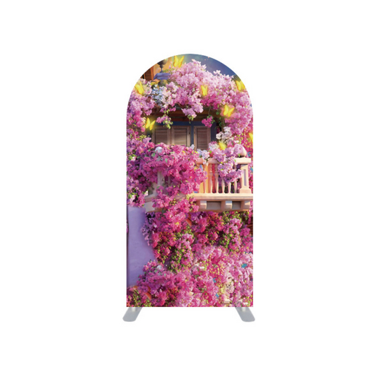*Rental* Encanto Flowers Small Arch, 3x6-Ft