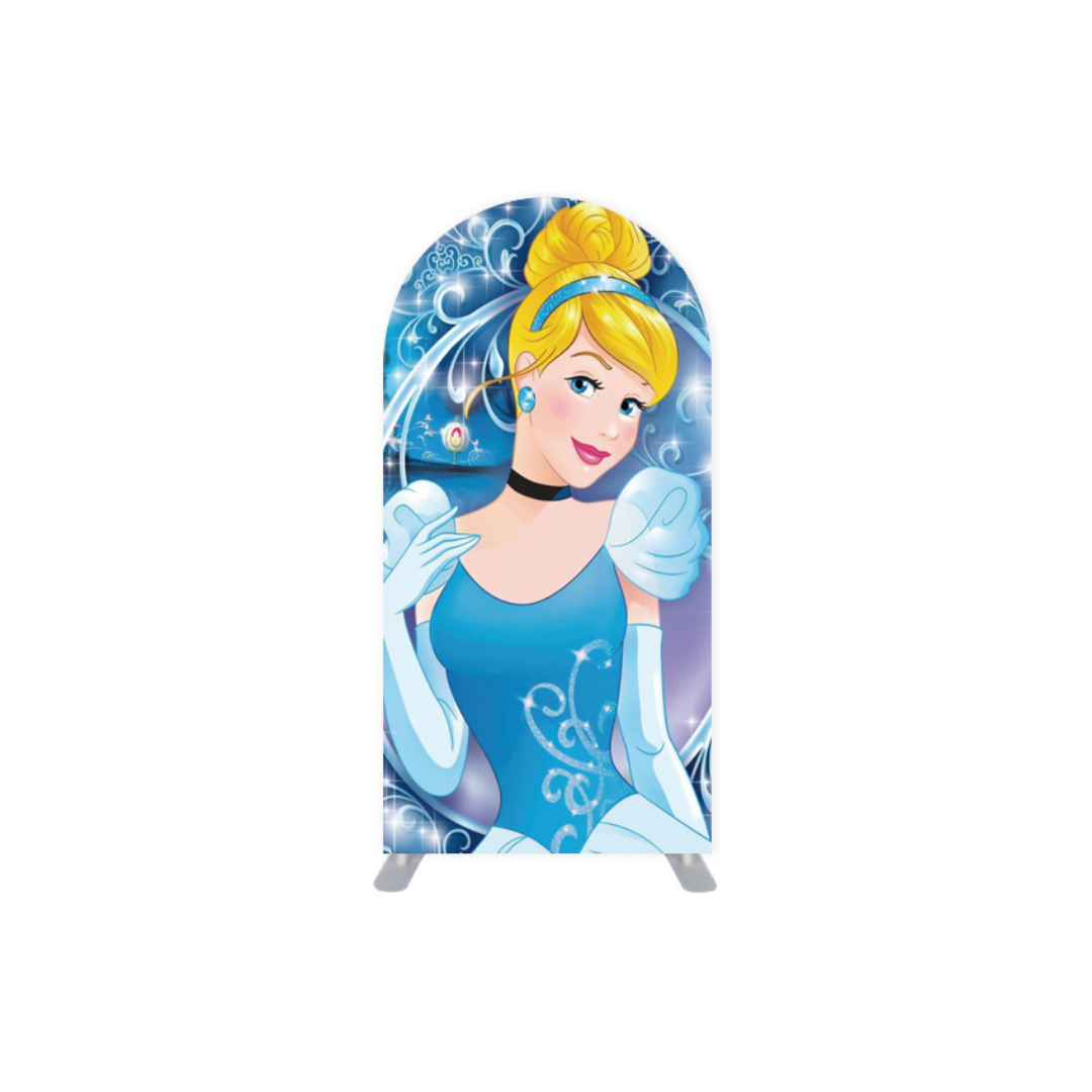 *Rental* Princess Cinderella Small Arch, 3x6-Ft