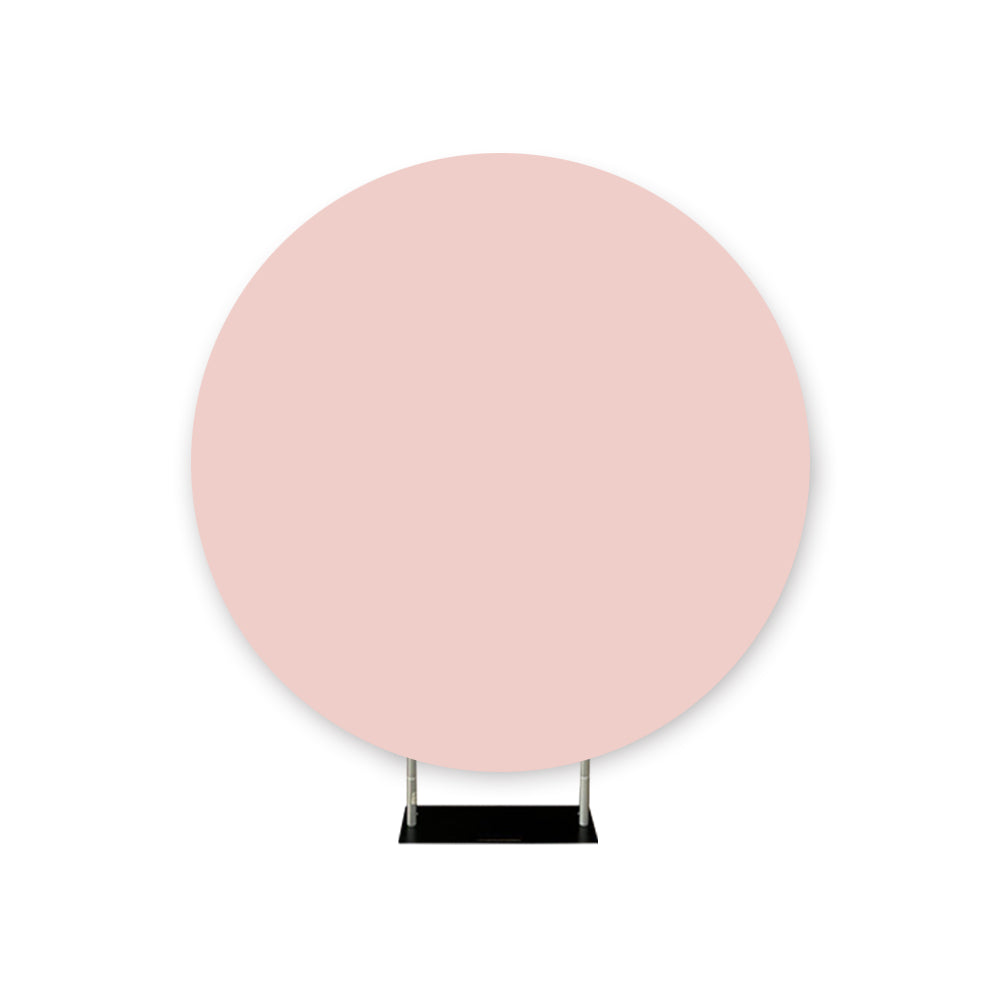 *Rental* Hello Baby Pink and Gold Round, 6 ½ Circumference