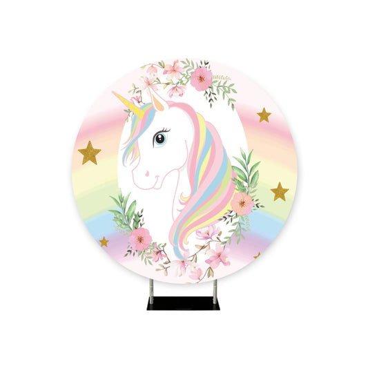 *Rental* Unicorn Pastel Round, 6 ½ Circumference