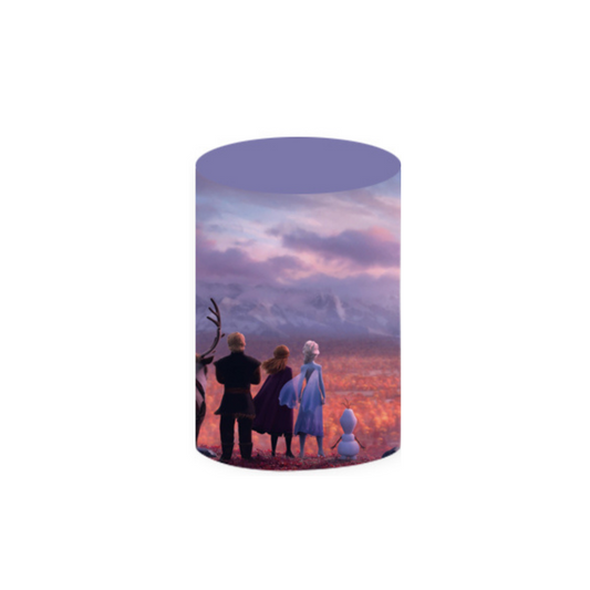 *Rental* Elsa, Anna, Sven, Kristoff and Olaf Cylinder Large, 40x90 cm