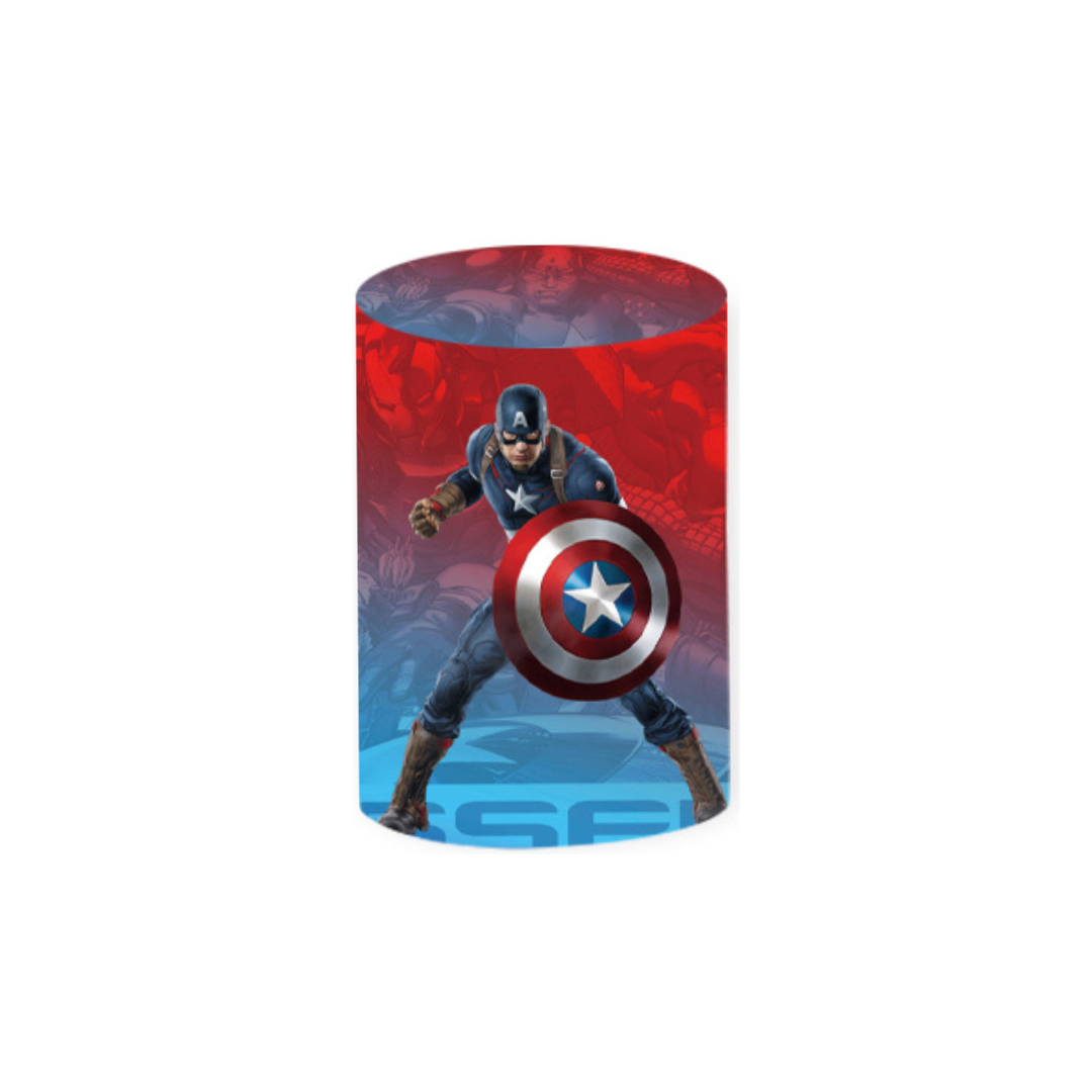 *Location* Avengers Captain America Cylindre Grand, 40x90 cm