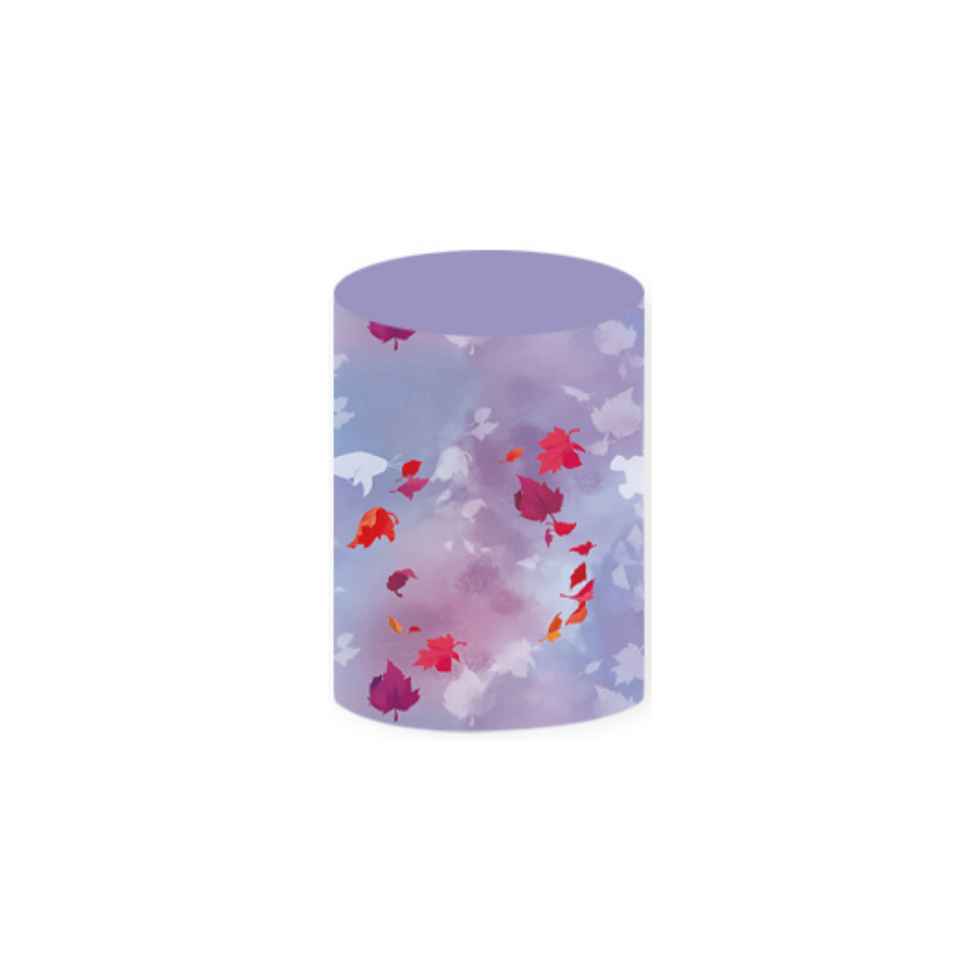 *Rental* Frozen Leaves Cylinder Medium, 36x75 cm