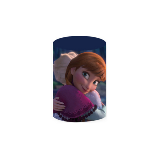 *Rental* Elsa and Anna Hug Face Anna Cylinder Medium, 36x75 cm