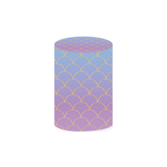 *Rental* Mermaid Scales Cylinder Medium, 36x75 cm