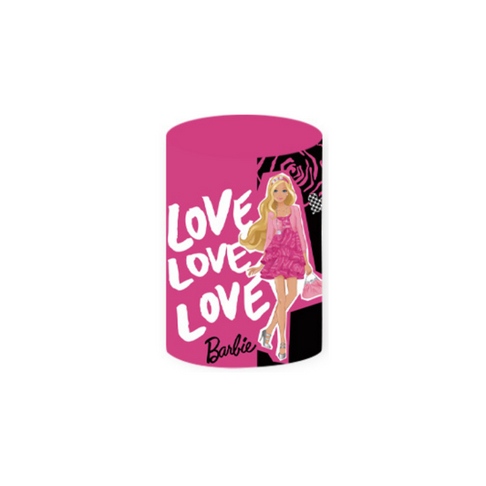 *Rental* Barbie Love Love Love Cylinder Medium, 36x75 cm