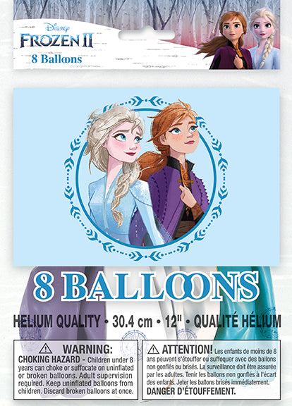 Ballons en latex de 12 po La Reine des neiges de Disney, 8 pces
