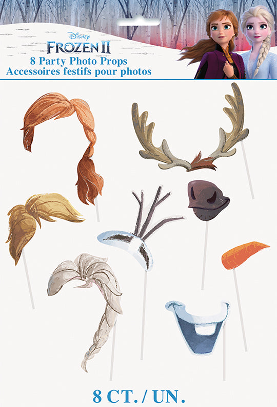 Accessoires pour cabine photo La Reine des neiges 2 de Disney, 8 pces