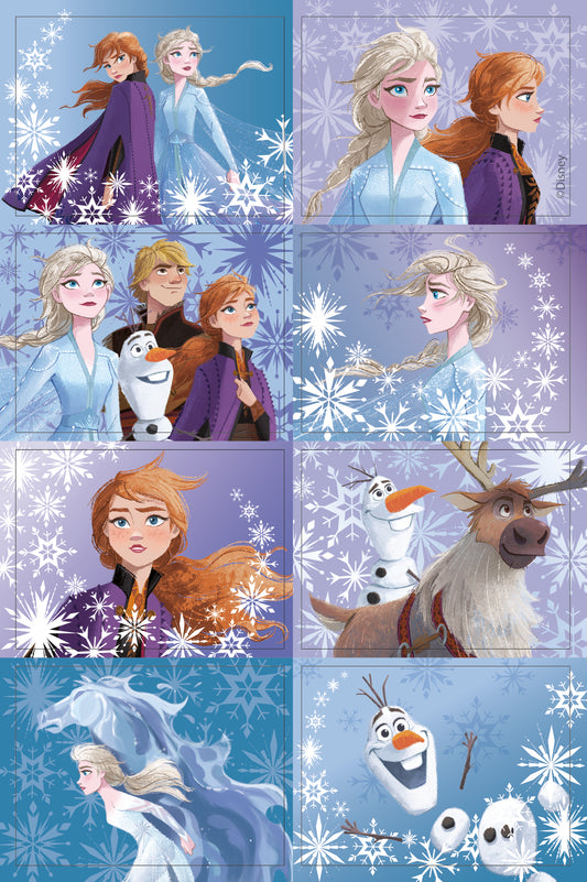 Disney Frozen 2 Lenticular 3D Stickers, 16-pc