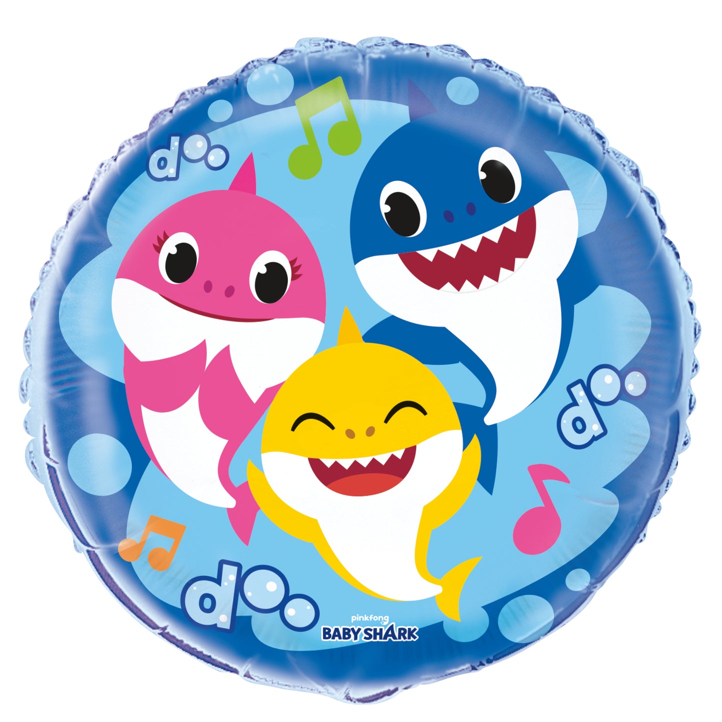 Baby Shark Round Foil Balloon, 18"