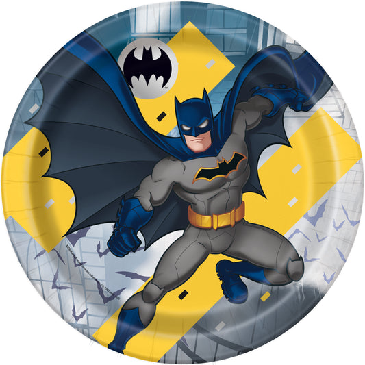 Batman Round 9" Dinner Plates, 8-pc