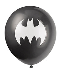 Batman 12" Latex Balloons, 8-pc