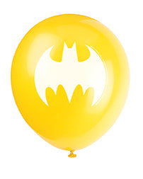 Batman 12" Latex Balloons, 8-pc