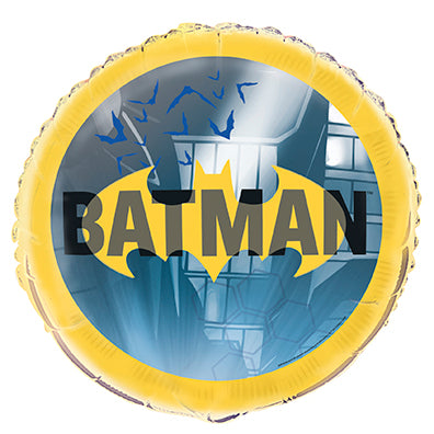 Batman Round Foil Balloon, 18"