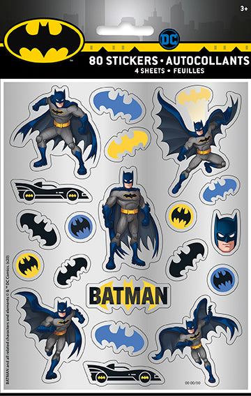 Batman Sticker Sheets, 4-pc