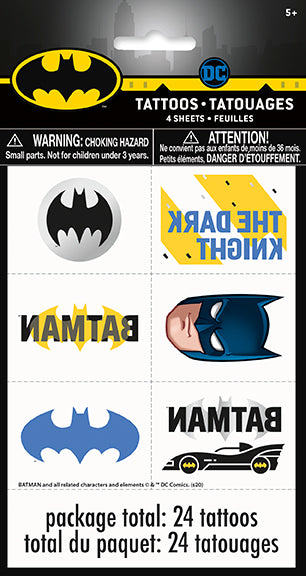 Batman Tattoos, 24-pc