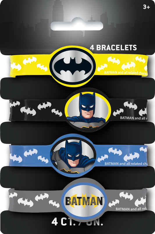 Batman Stretchy Bracelets, 4-pc