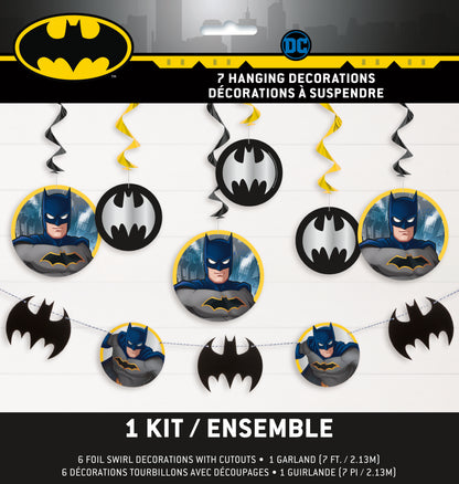 Kit de décoration Batman, 7 pièces 