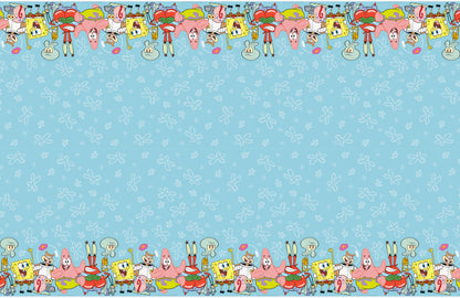 Housse de table rectangulaire en plastique SpongeBob SquarePants, 54" x 84" 