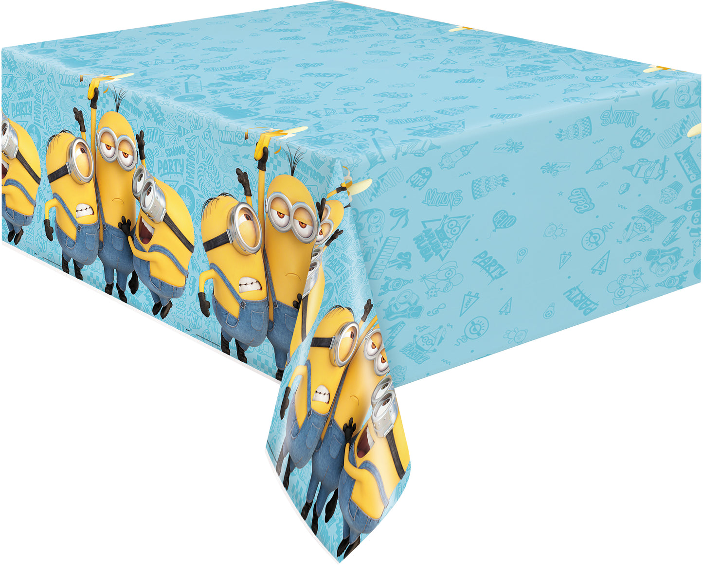 Minions 2 Rectangular Plastic Table Cover, 54" x 84"