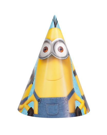 Minions 2 Party Hats, 8-pc