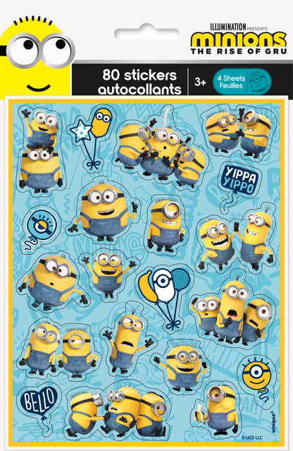 Minions 2 Sticker Sheets, 4-pc