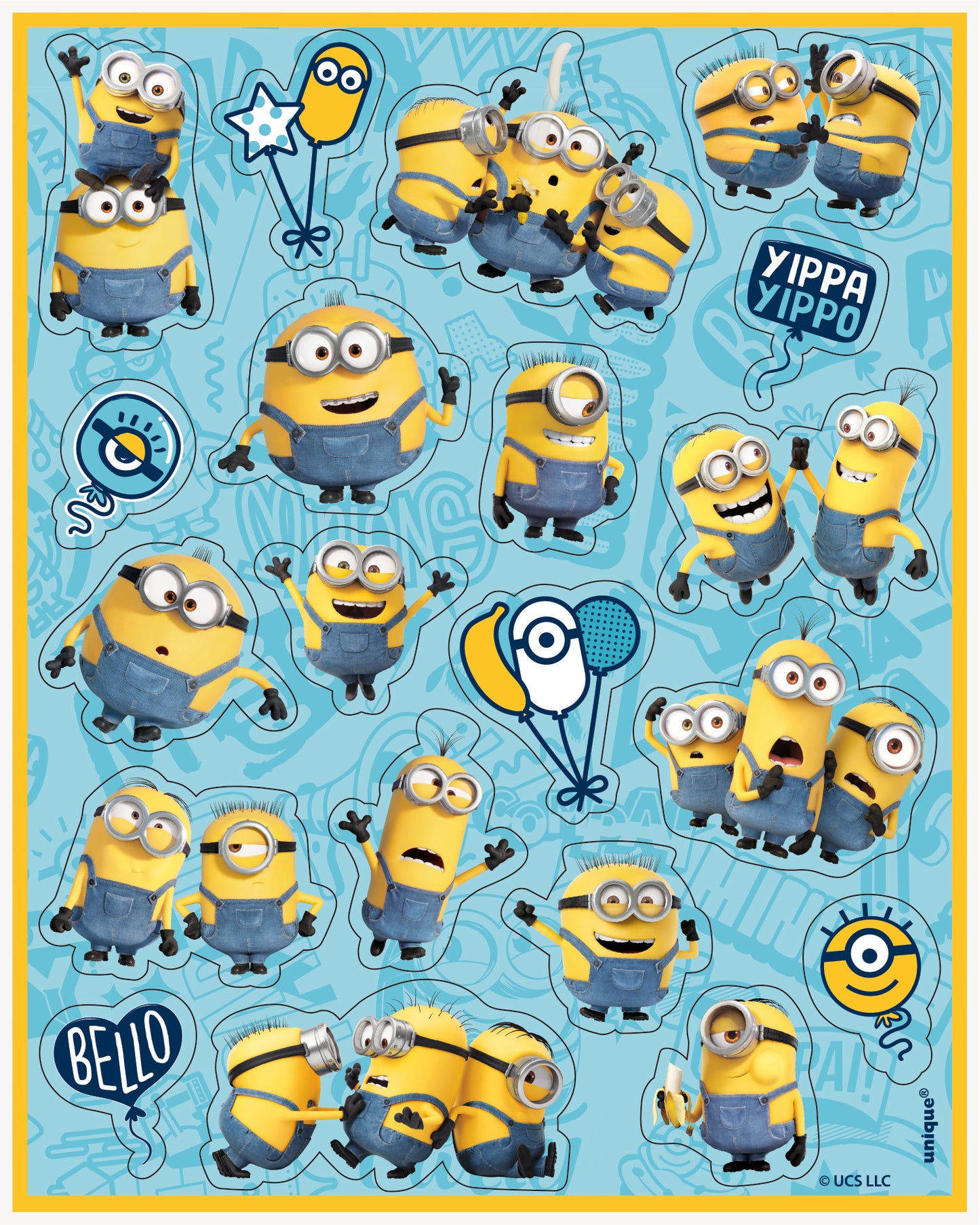 Minions 2 Sticker Sheets, 4-pc