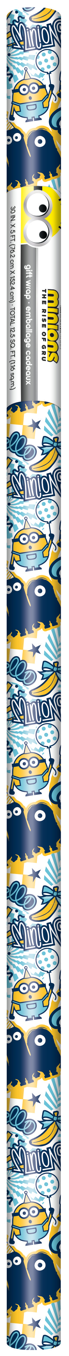 Minions 2 Gift Wrap, 30" x 5 ft